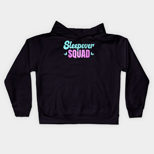 Sleepower squad Kids Hoodie by RusticVintager